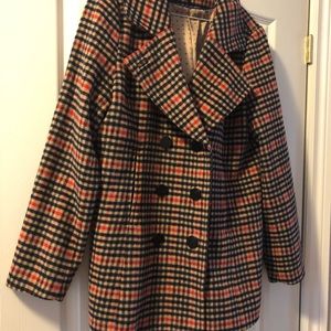 RW & Co plaid wool jacket